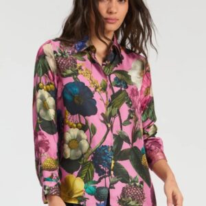 CAMISA SEDA FLORES