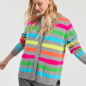 CARDIGAN RAYAS MULTICOLOR